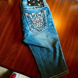 Girls Miss Me Bermuda shorts size 14